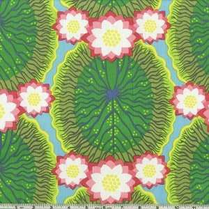   Garden Water Lily Pink Fabric By The Yard Arts, Crafts & Sewing