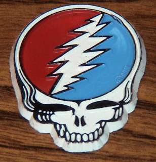 Grateful Dead Steal Your Face 3D Rubber Magnet Jerry Garcia Greatful 