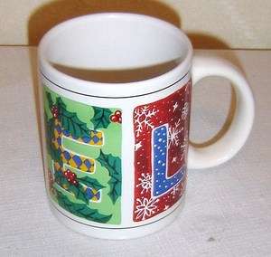 NOEL Coffee Cup or Mug Stoneware Test Rite International Co.  