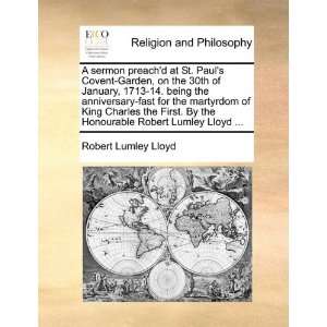   Robert Lumley Lloyd  (9781140752882) Robert Lumley Lloyd Books