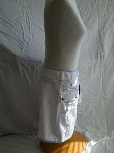 Authentic Armani Jeans Skirt White Womens Short 2627  