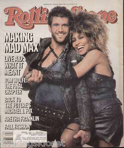 Rolling Stone #455 August 29 1985 Mel Gibson & Tina  