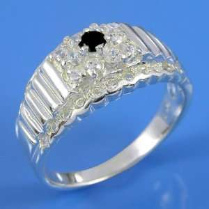  6.55 grams 925 Sterling Silver Pleasant Lady Ring Size 