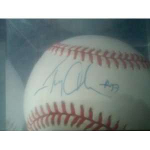  Tony Clark Autographed Rawlings Baseball 
