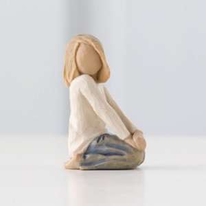   Child The Roses in My Garden Figurines by Willow Tree