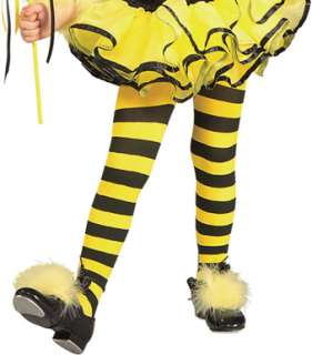 Toddler Bumble Bee Tights for Halloween Costume  