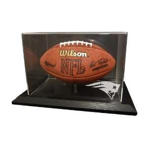 New England Patriots Zenith Football Display   Black  