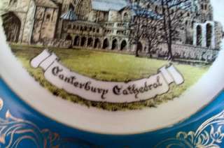 Collectable Porcelain Plate 10 ½ “ Reli Washbourne London Made in 