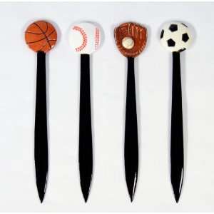  Wholesale Pack Handpainted Letter Opener Sport Balls Basket 
