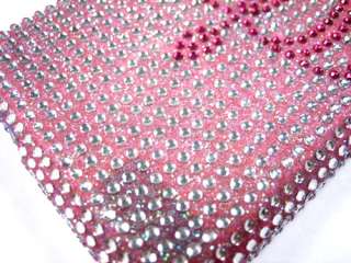 CRYSTAL DIAMOND BLING CASE COVER APPLE iTOUCH 1 PINK  