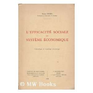   Economique  Criteriologie De La Politique Economique Roger Dehem