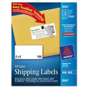  Avery Shipping Labels with TrueBlock Technology AVE8363 