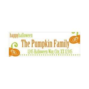  Halloween Pumpkin Address Label