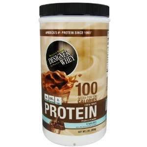 Designer Protein 100% Whey Protein Powder Chocolate   2 lbs (image may 