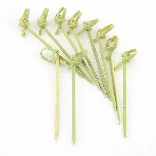 1,000 3.14 Bamboo Appetizer / Cocktail Picks with Knotted Ends 