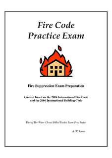 2006 International Fire Code Practice Exam Book Form  