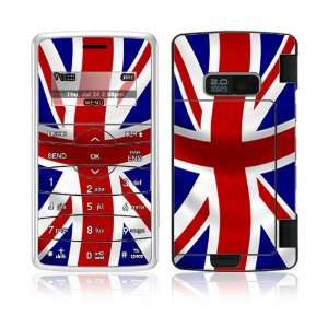  UK Flag Decorative Skin Cover Decal Sticker for LG enV2 VX9100 Cell 