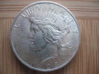 BU 1923 Peace Silver Dollar, Nice Original Coin, ps2  