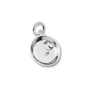  Gold Pan Charm in Sterling Silver Jewelry