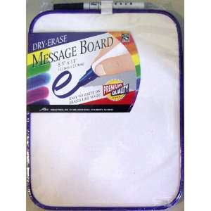  Dry Erase Message Board 8.5 x 11   Purple   Mountable 