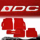   Acura Integra DC JDM 5 Piece Red Floor Mats with DC Logo (Fits Acura