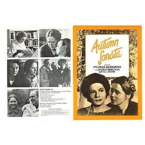 Autumn Sonata Original Movie Poster, 11 x 15 (1978)  