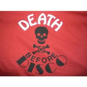  KR3W Death B4 Disco T Shirt Color Black Size X Large 