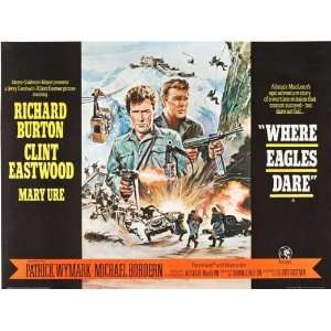  Where Eagles Dare Movie Poster (30 x 40 Inches   77cm x 