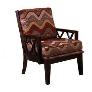 Stockport Accent Chair in Dark Walnut Finish / Dark Oak Finish  
