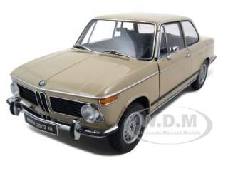   new 1 18 scale diecast car model of bmw 2002 tii taiga beige by kyosho