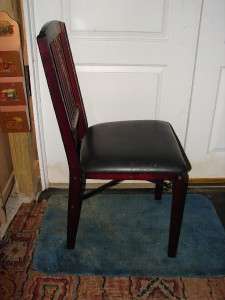 Cosco Nice Wood Folding Chair Cushioned Seat  