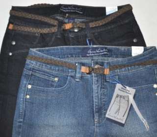   VANDERBILT Jeans ADRIANA Perfect Fit Tummy Cnt Capri Blue Khaki  