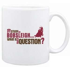 New  To Study Or Bobsleigh  What A Stupid Question ?  Mug Sports 