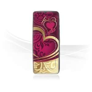 Design Skins for Nokia E60   Heart of Gold Design Folie 