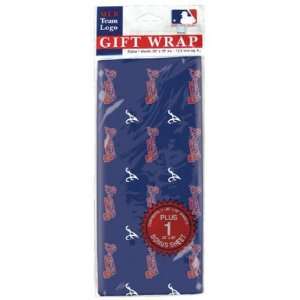Atlanta Braves MLB Flat Gift Wrap (20x30 Sheets)  Sports 