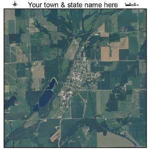   Aerial Photography Map of Carthage, Indiana 2010 IN 