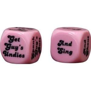 Bundle Bachelorette Dare Dice and 2 pack of Pink Silicone Lubricant 3 