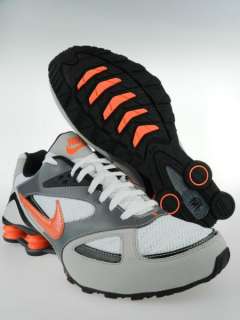 NIKE SHOX HERITAGE NEW Mens White Orange Running Shoes Size 13 