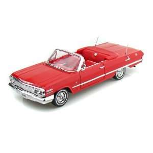  1963 Chevy Impala Convertible 1/26   Red Toys & Games