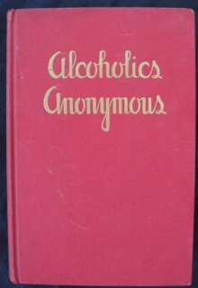 RARE AA Alcoholics Anonymous Big Red Book First 1st Edition Printing 