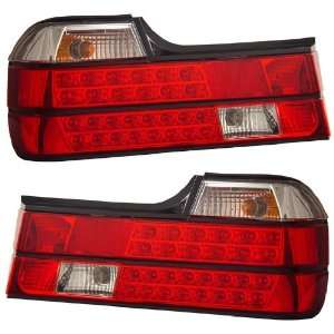  BMW 7 SERIES E32 88 94 LED TAIL LIGHT RED/CLEAR NEW 