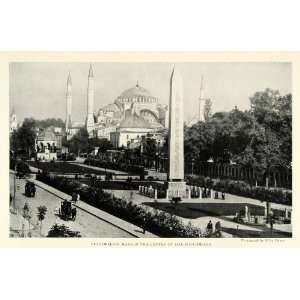  1922 Print Istanbul Turkey Hippodrome Sun Temple 