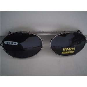  Clip on Sunglasses Oval 46 mm Smoke 100 % UV Everything 