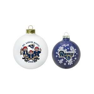   Louis Rams Dated & Traditional Holiday Ornament Set
