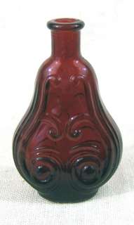 Wheaton Ruby Red CHURCH BRAND Violin Perfume Bottle  