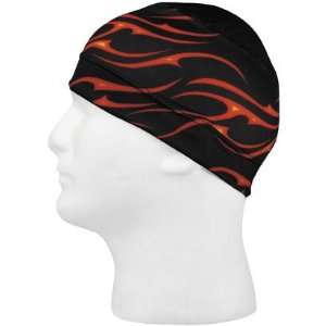  Schampa Stretch Skullies   One size fits most/Red Flame 