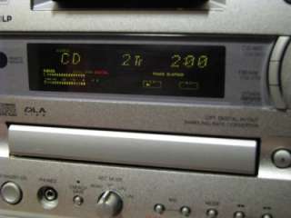 ONKYO FR V77 MINI HiFi STEREO SYSTEM CD MINIDISC TUNER AMP  