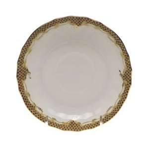  Herend Fish Scale Brown Canton Saucer