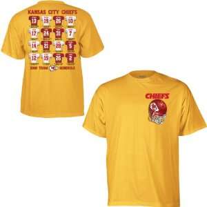 Reebok Kansas City Chiefs Date Schedule Short Sleeve T Shirt  