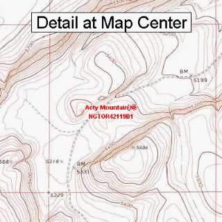   Map   Acty Mountain NE, Oregon (Folded/Waterproof)
